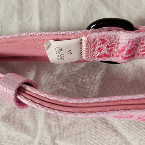 NWT Sassy Woof Pink Barbie Dog Collar - Picture 5 of 5